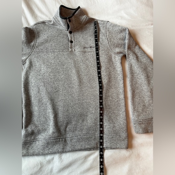 Eddie Bauer Men's Convector Snap Mock Sweater M Like New - Picture 8 of 11